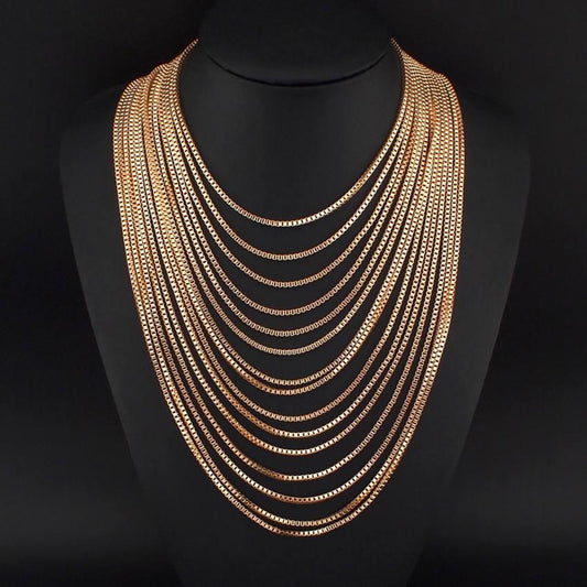 UKEN Female Multi Layers Gold Color Chain Necklaces Fashion Pendants Statement Necklaces Women Dress Accessories Collares - Johns Direct