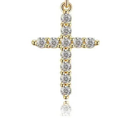 Rotatable Cross Crown Necklace - Johns Direct