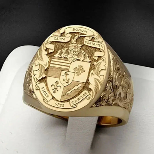 Vintage Chic Godfather Ring - Johns Direct
