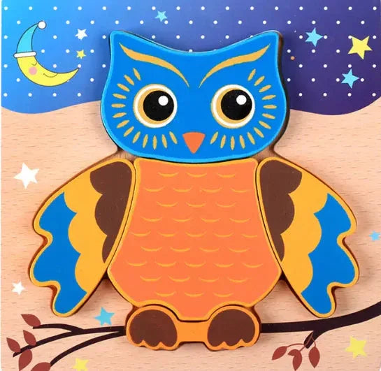 Woodland Creature 3D Puzzle Kit - Johns Direct