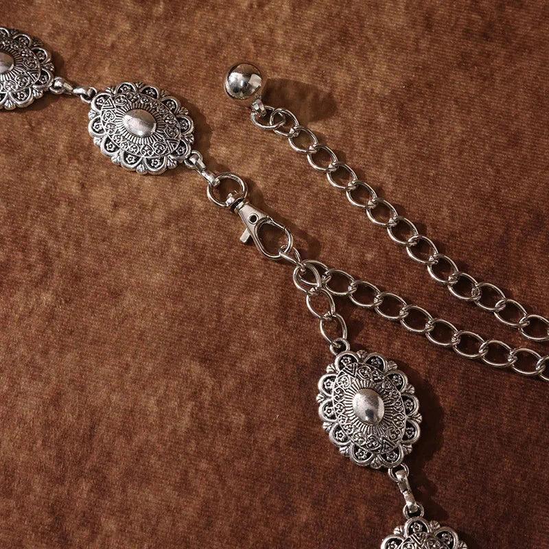 Retro Carved Waist Chain - Johns Direct