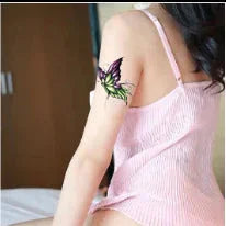 Waterproof 3D Butterfly Flower Temporary Tattoo Stickers - Johns Direct