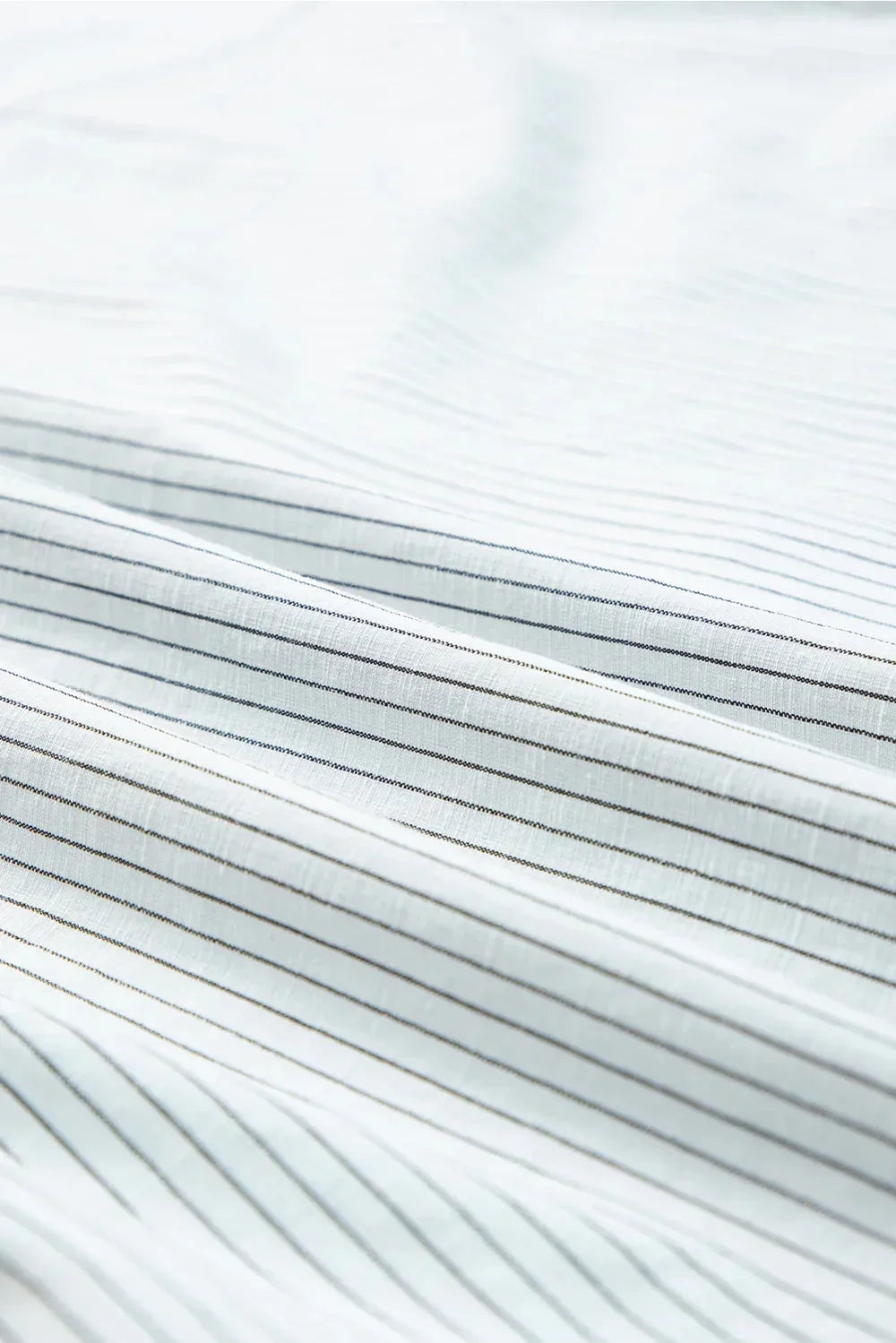 Striped Collared Neck Long Sleeve Shirt - Johns Direct