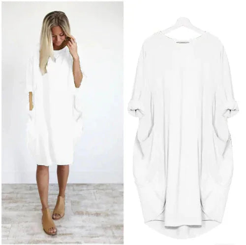 WOLFF Casual Comfort Long-Sleeve Dress - Johns Direct