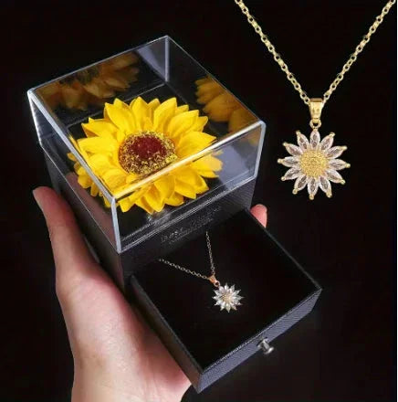 SALE. 30% DISCOUNT for this stunning Sunflower Simulation Necklace. USE CODE sunflower30 at checkout. - Johns Direct