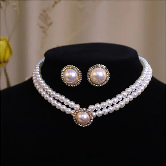 Chic French Bridal Pearl Set - Johns Direct