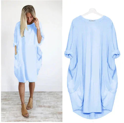 WOLFF Casual Comfort Long-Sleeve Dress - Johns Direct