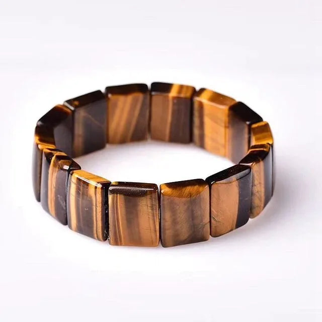 Tiger Eye Stone Bracelet - Natural Handcrafted Jewelry - Johns Direct