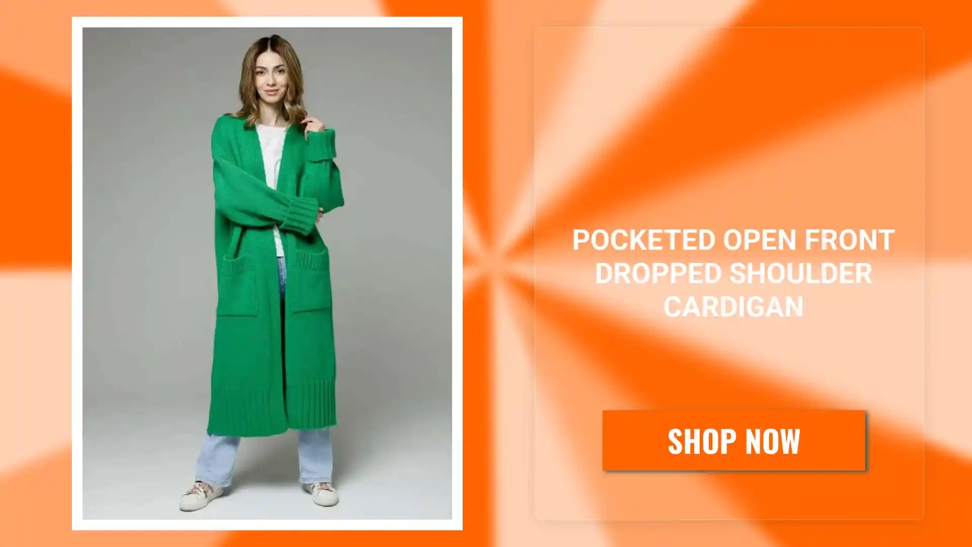 Pocketed Open Front Dropped Shoulder Cardigan by@Outfy