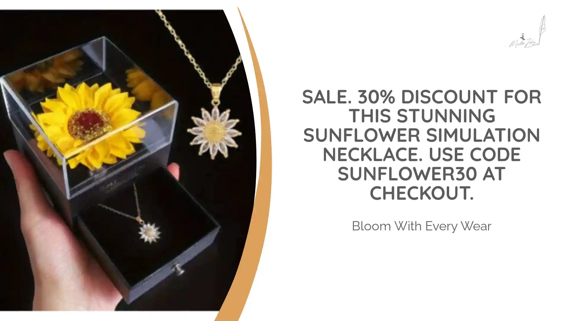 DISCOUNTS From 20% to 30% All Products. See This stunning Sunflower Simulation Necklace. 