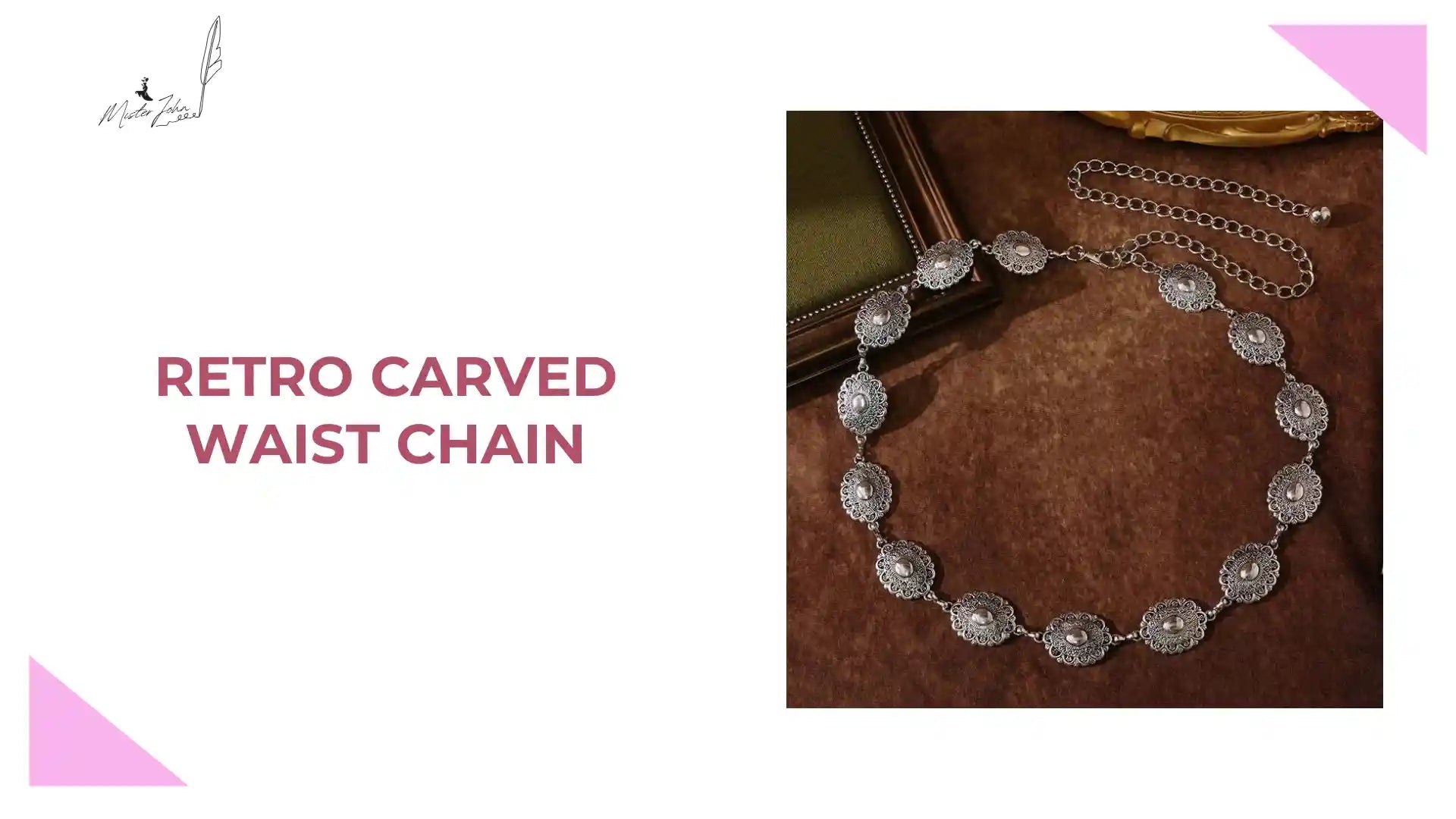 Retro Carved Waist Chain by@Outfy