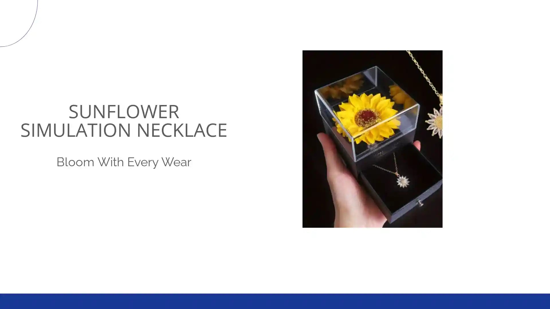 Sunflower Simulation Necklace by@Outfy