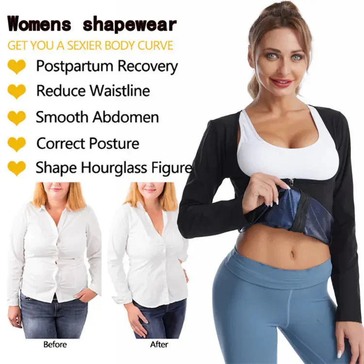 Women's breast support shapewear for yoga and fitness
