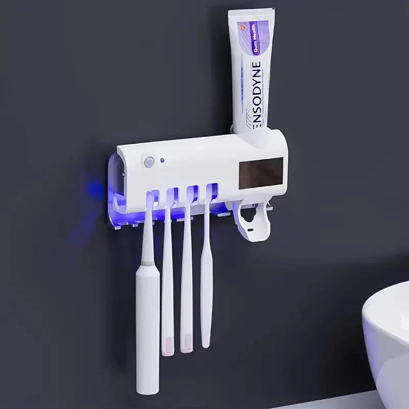 Toothbrush UV Sterilizer with Wall Mounted Holder (1pc) - Johns Direct