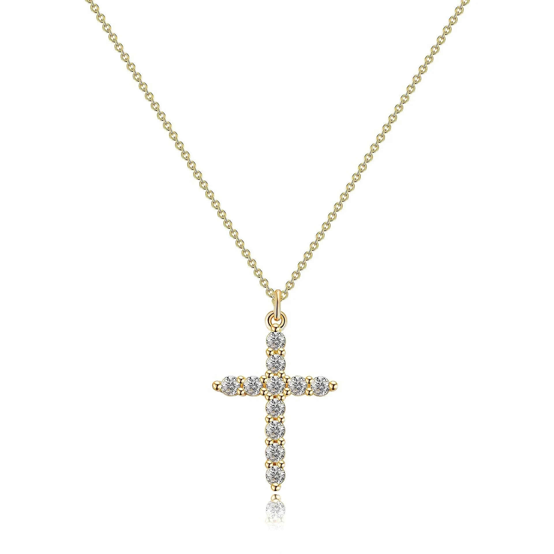 Rotatable Cross Crown Necklace - Johns Direct